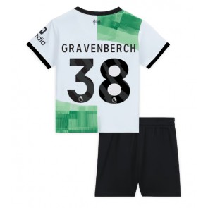 Maillot de foot Liverpool Ryan Gravenberch #38 Extérieur enfant 2023-24 Manches Courte (+ pantalon court)